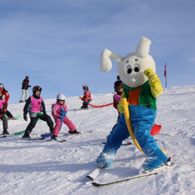Skischule auf dem Stoos