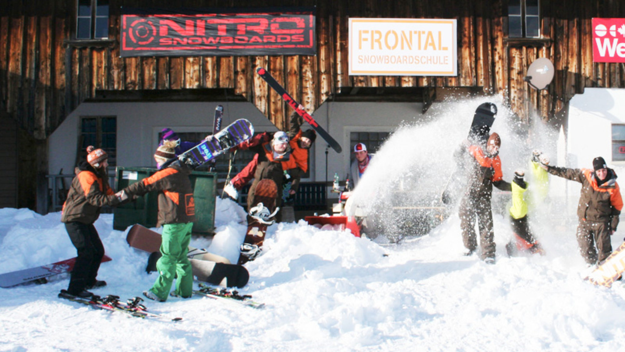 Snowboardschule auf dem Stoos